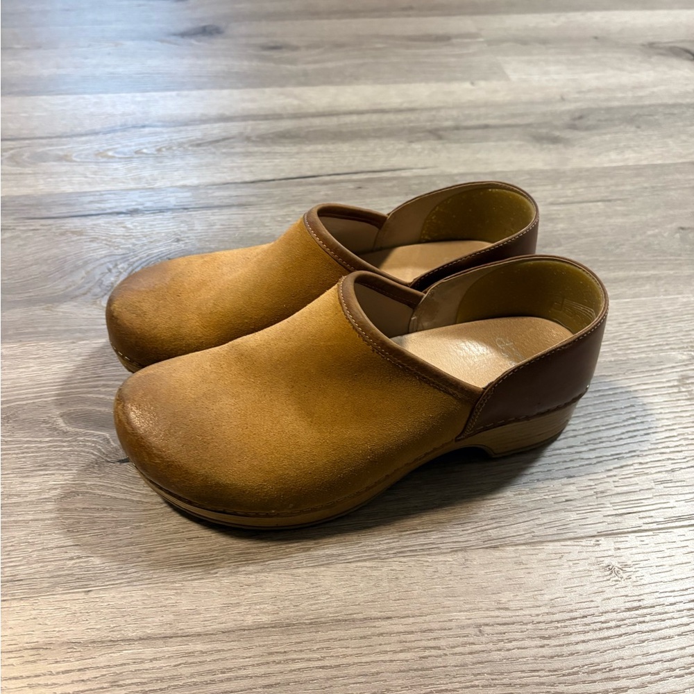 Dansko Brown Leather Mules